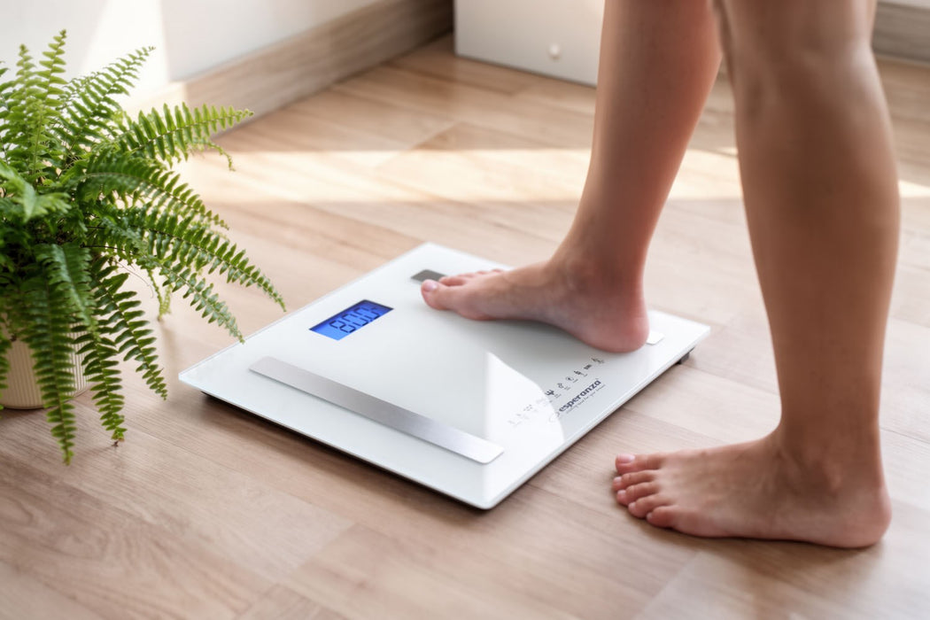 Esperanza EBS016W personal scale Square White Electronic personal scale