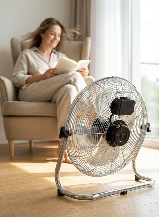 Esperanza EHF005 Scirocco Circulating Fan 12'', chrom