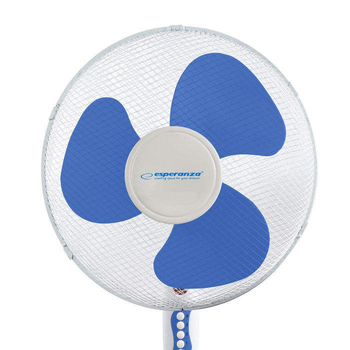 Esperanza EHF001WB, 16 '' standing fan, White/Blue