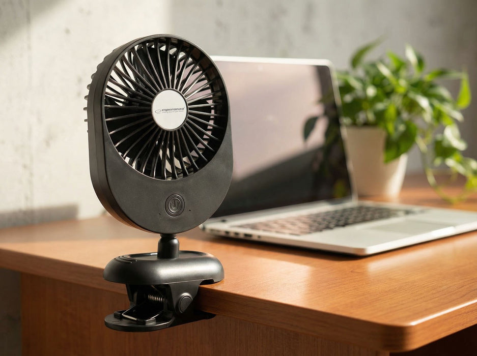 Esperanza EHF103K, Compact USB Fan, BLACK