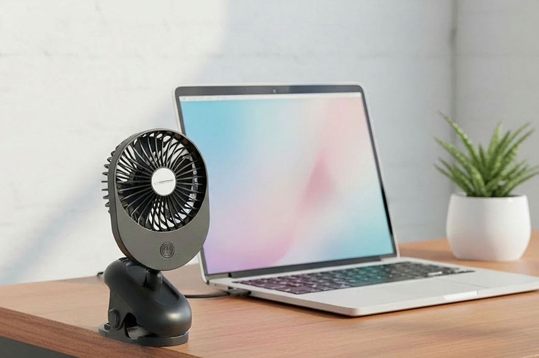 Esperanza EHF103K, Compact USB Fan, BLACK
