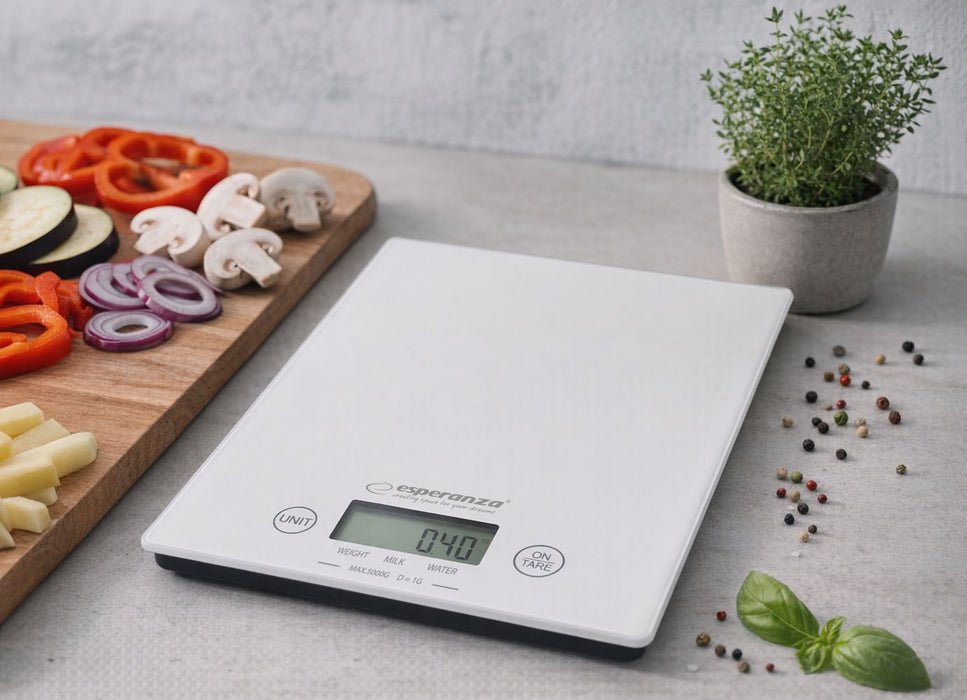 Esperanza EKS002W kitchen scale White Countertop Rectangle Electronic kitchen scale