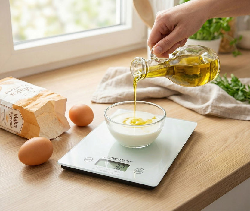 Esperanza EKS002W kitchen scale White Countertop Rectangle Electronic kitchen scale