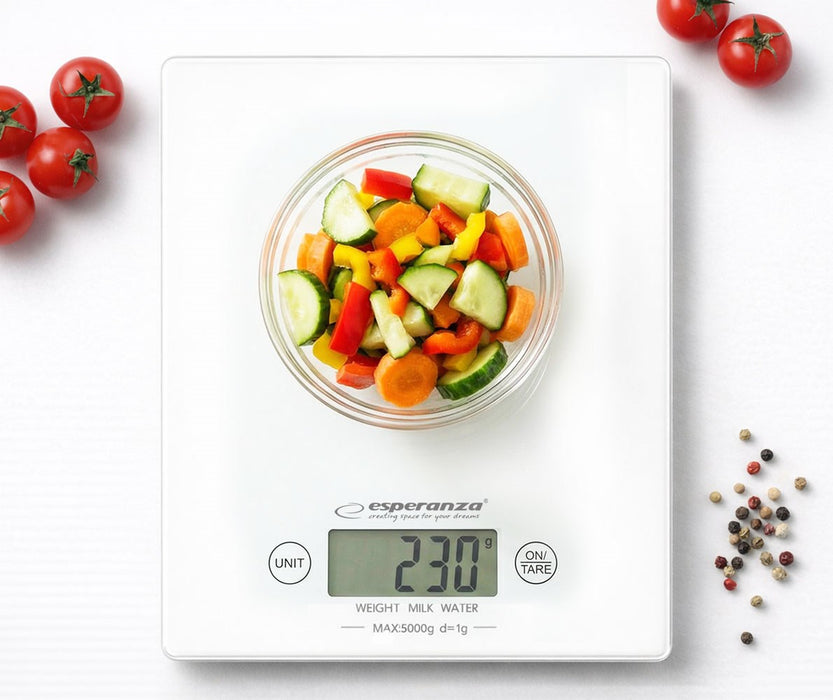 Esperanza EKS002W kitchen scale White Countertop Rectangle Electronic kitchen scale
