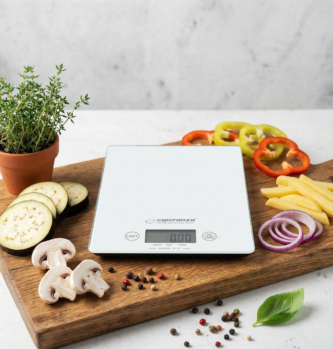 Esperanza EKS002W kitchen scale White Countertop Rectangle Electronic kitchen scale