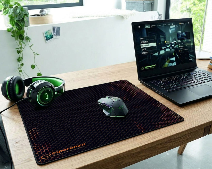 Esperanza EA146R mouse pad Black,Red