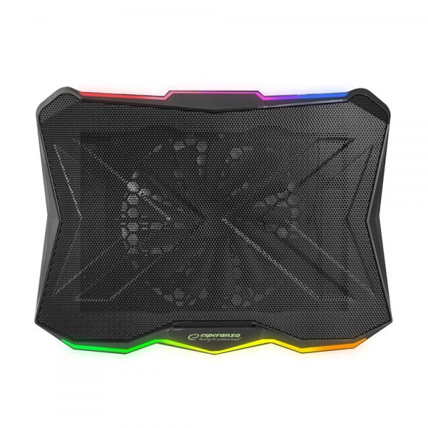 Esperanza EGC110 laptop cooling pad 43.2 cm (17") 800 RPM Black