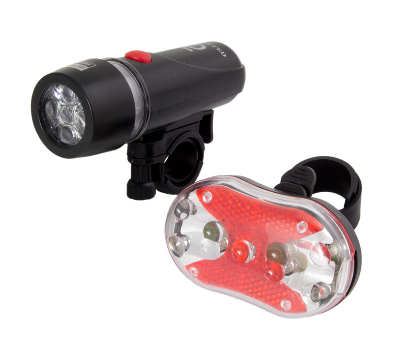 Esperanza Front and rear bicycle light ALPHECCA