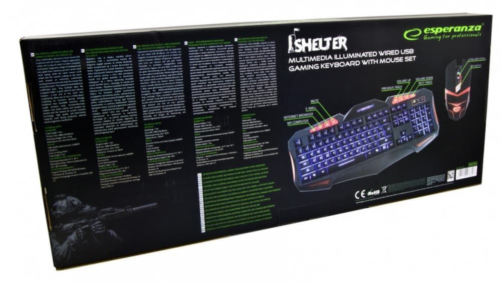 Esperanza keyboard + mouse SHELTER
