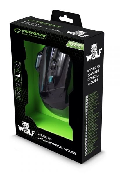 Esperanza gaming mouse Fighter Blue