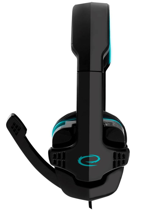 Esperanza Headphones+microphone RAVEN Blue