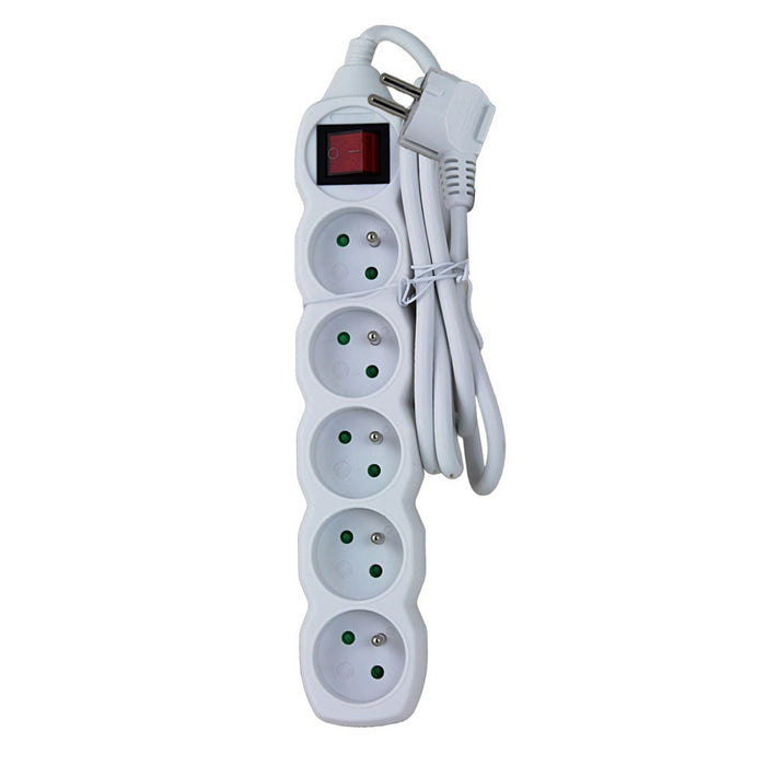 Esperanza ELK214W power extension 1.5 m 5 AC outlet(s) Indoor White