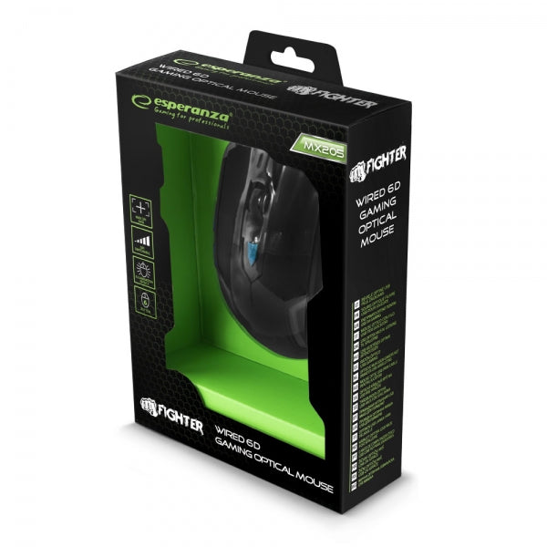 Esperanza gaming mouse Fighter Blue