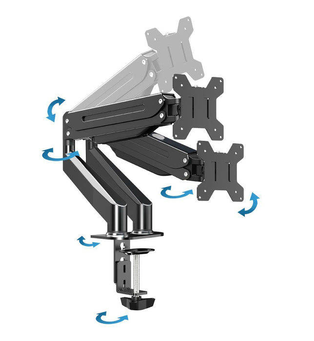 Esperanza ERW020 monitor mount / stand 68.6 cm (27") Desk Black