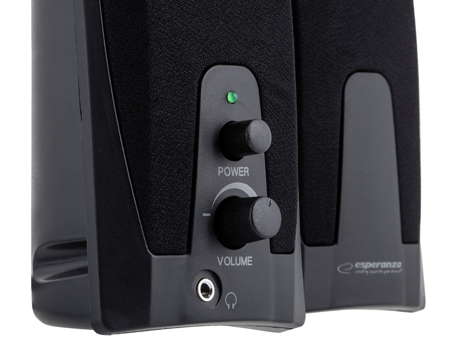 Esperanza EP110 loudspeaker 2-way Black Wired 6 W