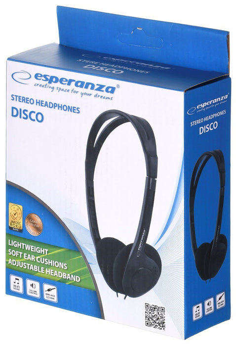 Esperanza EH119 headphones/headset Wired Head-band Music Black