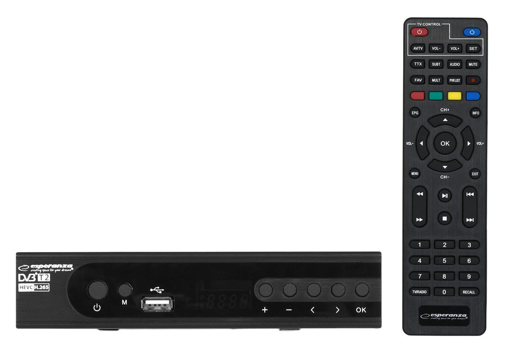 Esperanza EV106P TV set-top box Cable Black