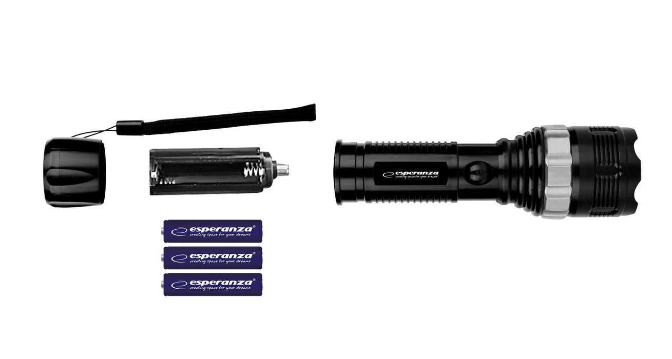 Esperanza EOT071 Flashlight Black, LED Flashlight