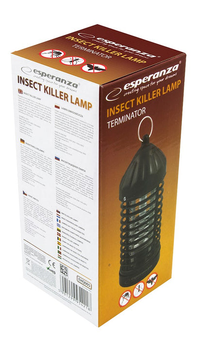Esperanza EHQ005 ELECTRIC INSECT UV LAMP Black