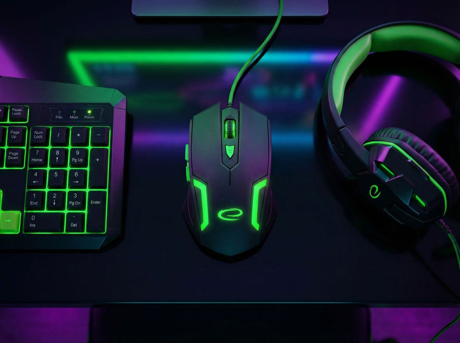 Esperanza gaming mouse Fighter Green