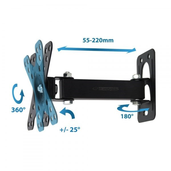 Esperanza HORUS 127 cm (50") Black