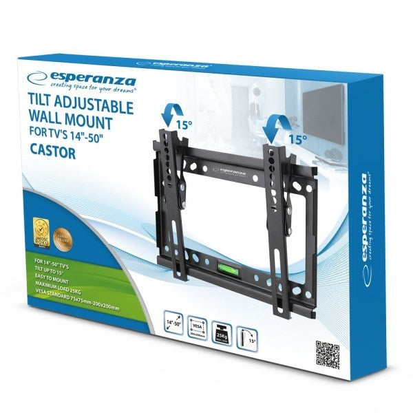 Esperanza ERW010 TV mount/stand 127 cm (50") Black
