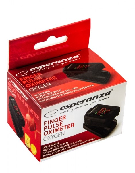 Esperanza ECO001 pulse oximeter Black