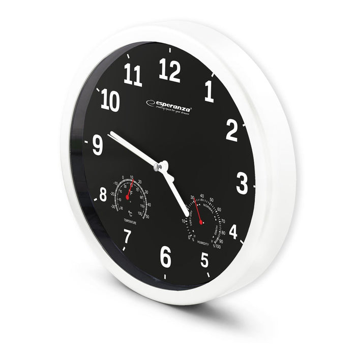 Esperanza EHC016K Mechanical wall clock Round Black