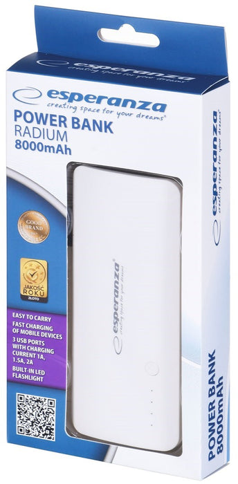 External battery Esperanza RADIUM 8000 MAH