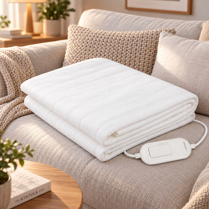 Esperanza EHB002 electric blanket 60 W White Fleece,Polyester