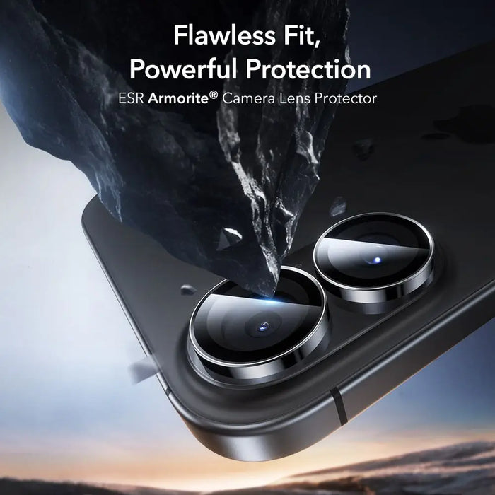 ESR Armorite Camera Cover for iPhone 16 / 16 Plus / 17 - Black - Cell phone tempered glass<<<HurtelXML