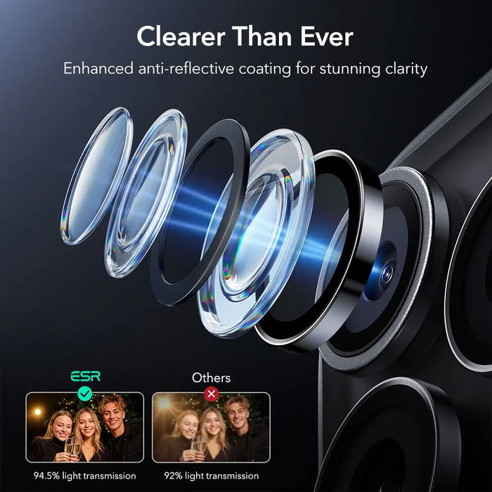 ESR Armorite Camera Protector for iPhone 14 Pro / Pro Max / 15 Pro / Pro Max / 16 Pro / Pro Max / 17 Pro / Pro Max