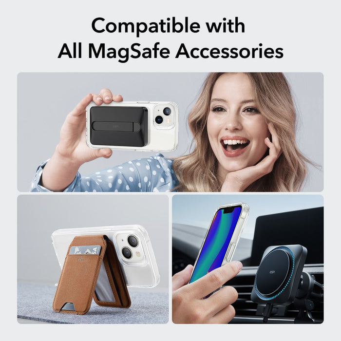 ESR Classic Hybrid Halolock Case with MagSafe for iPhone 13 / iPhone 14 - Clear - Cell phone cases