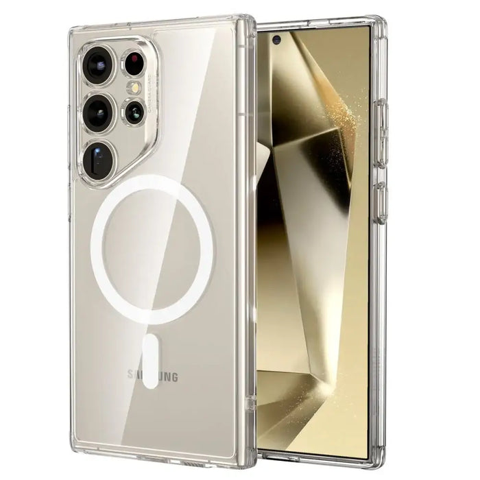 ESR Classic Hybrid Halolock Case with MagSafe for Samsung Galaxy S24 Ultra - Clear - Cell phone cases