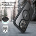 ESR Classic Hybrid Halolock MagSafe Case for iPhone 15 Pro Max - Clear Black - Cell phone cases and covers<<<HurtelXML