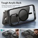 ESR Classic Hybrid Halolock MagSafe Case for iPhone 15 Pro Max - Clear Black - Cell phone cases and covers<<<HurtelXML