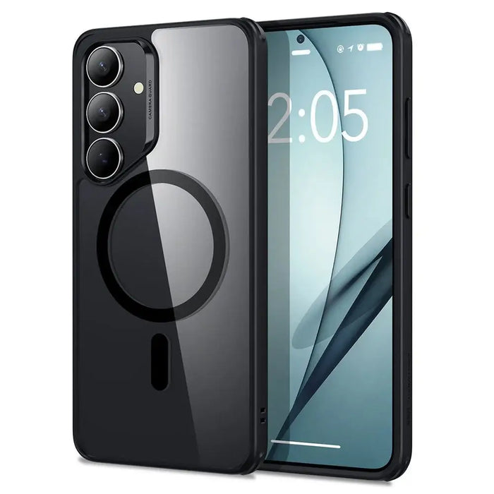 ESR Classic Hybrid Halolock MagSafe Case for Samsung Galaxy S25+ - Clear Black - Cell phone cases and covers<<<HurtelXML