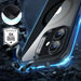ESR Classic Hybrid Halolock MagSafe Case Set + Tempered Glass for iPhone 16 - Clear with Black Frame - Cell phone cases