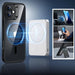 ESR Classic Hybrid Halolock MagSafe Case Set + Tempered Glass for iPhone 16 Plus - Clear with Black Frame - Cell phone