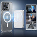 ESR Classic Hybrid Halolock MagSafe Case + Tempered Glass for iPhone 16 Pro Max - Semi-Transparent - Cell phone cases