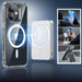 ESR Classic Hybrid Halolock MagSafe Case + Tempered Glass for iPhone 16 Plus - Clear - Cell phone cases