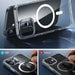ESR Classic Hybrid Halolock MagSafe Case + Tempered Glass for iPhone 16 Plus - Clear - Cell phone cases