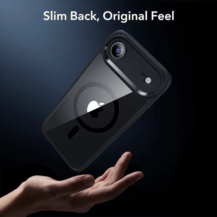 ESR Classic Hybrid MagSafe + Tempered Glass Set for iPhone 17 Air - Clear Black - Cell phone tempered glass<<<HurtelXML