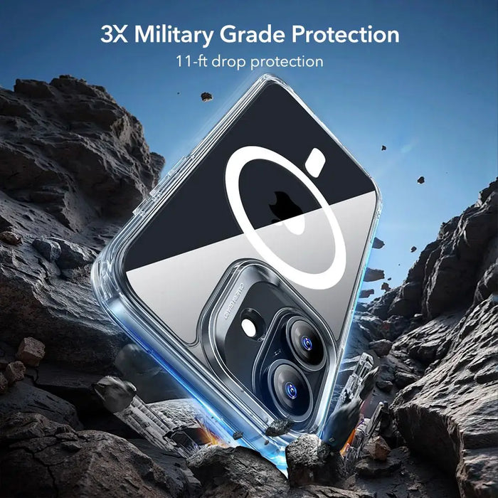 ESR Classic Hybrid MagSafe + Tempered Glass Set for iPhone 17 - Clear - Cell phone tempered glass<<<HurtelXML