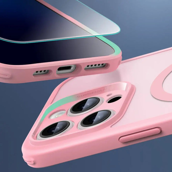 ESR Classic Pro Set Halolock MagSafe Case for iPhone 16 Pro Max - Pink - Cell phone cases and covers<<<HurtelXML