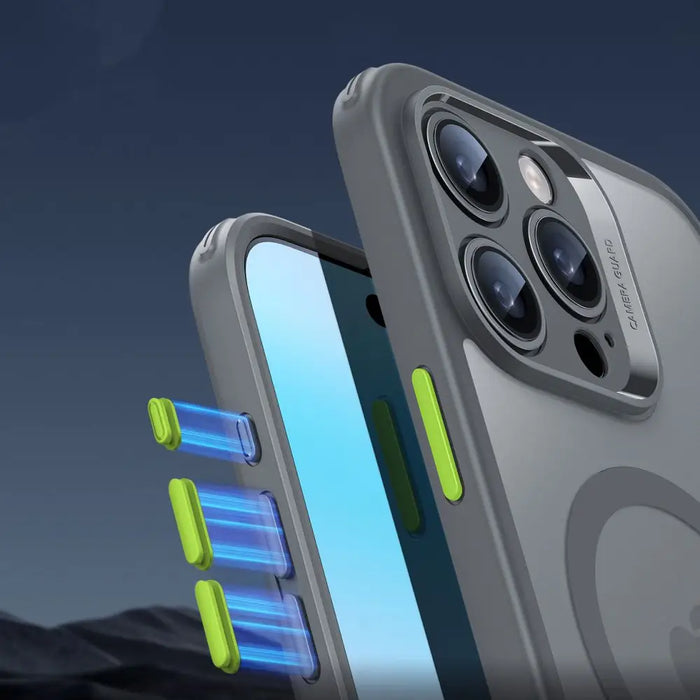 ESR Classic Pro Set Halolock MagSafe iPhone 16 Pro Case - Gray - Cell phone cases and covers<<<HurtelXML