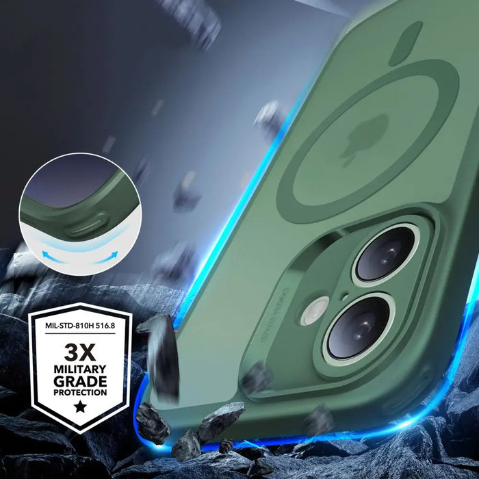 ESR Classic Pro Set Halolock MagSafe iPhone 16 Case - Green - Cell phone cases and covers<<<HurtelXML