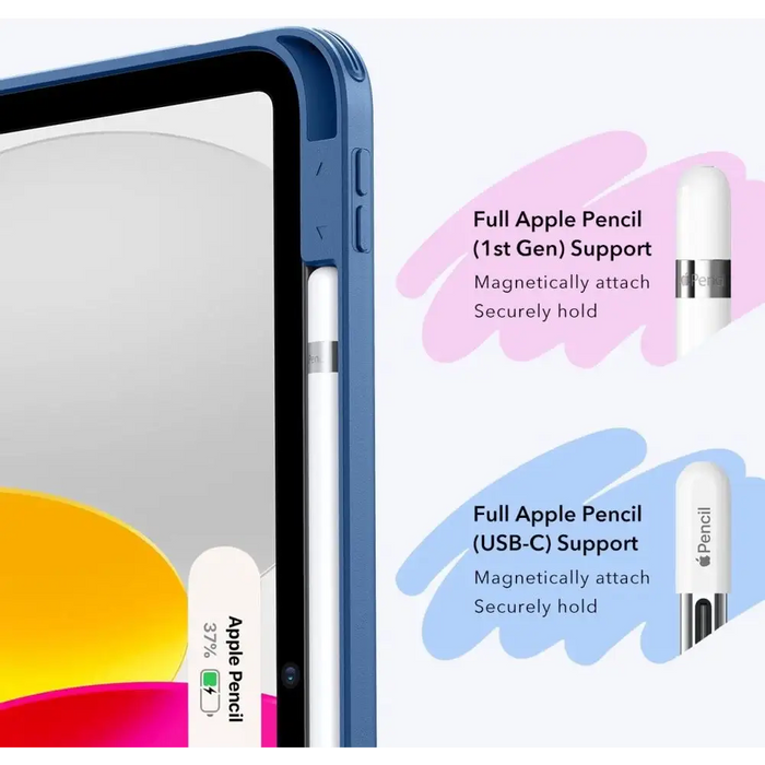 ESR Flip Hybrid Case for iPad 10.9” 2022 / iPad 11” 2024 - Blue - Cell phone cases and covers<<<HurtelXML