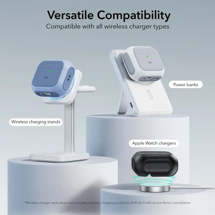 ESR Orbit Halolock MagSafe case for Apple AirPods 4 - blue - Cell phone cases and covers<<<HurtelXML