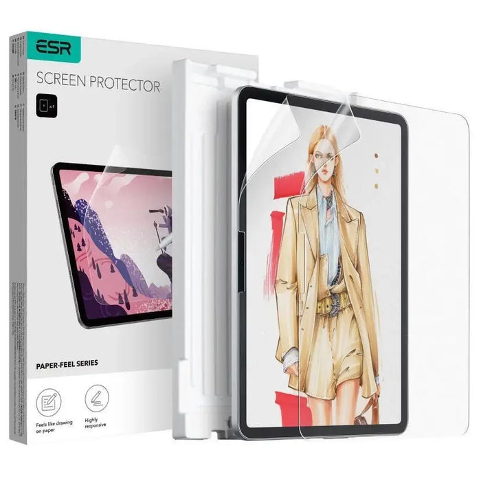 ESR Paper Feel protective film for iPad Air 11’’ 2024 - matte 2 pcs. - Cell phone protection film<<<HurtelXML